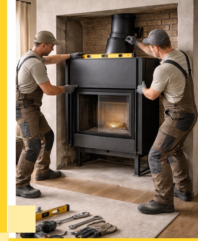 Установка каминных топок в Качканаре под ключ от 18455 р. | ЭриданКчк