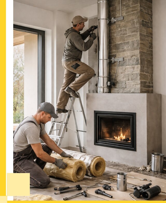 Монтаж дымоходов для каминов в Качканаре от 15380 р. ЭриданКчк