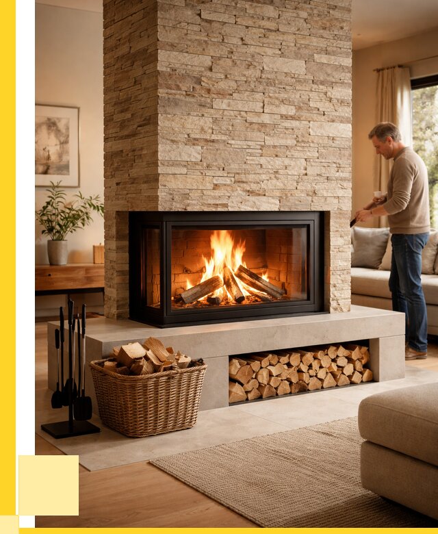 Дровяной камин под ключ в Качканаре от 205060 р. | ЭриданКчк