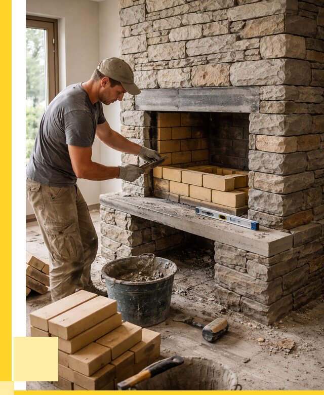 Кладка каминов и камина в Качканаре от 25633 р. ЭриданКчк