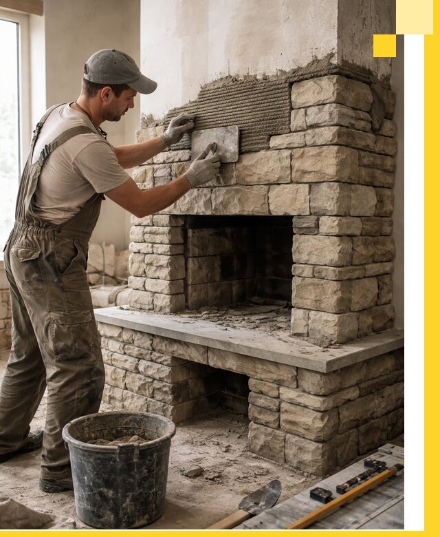 Строительство каминов под ключ в Качканаре от проектирования до монтажа