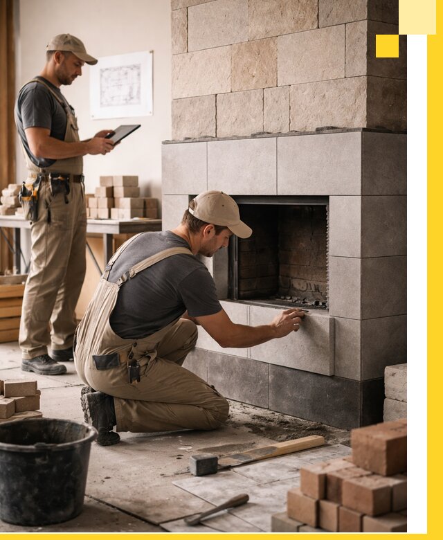 Индивидуальные проекты каминов и каминных систем в Качканаре