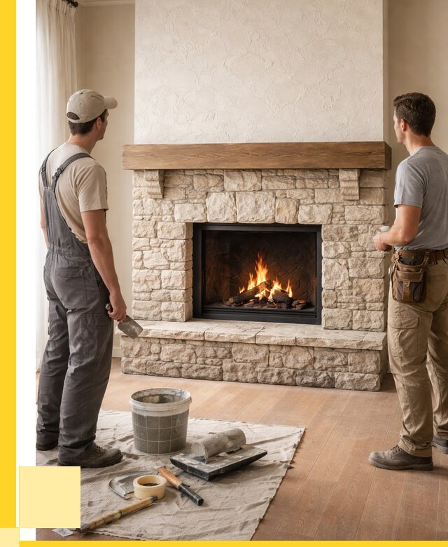 Отделка каминов в Качканаре от 6664 р. под ключ | ЭриданКчк