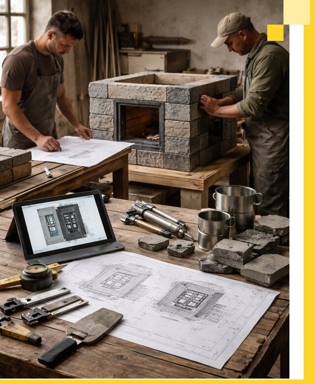 Разработка проектов печей с согласованием и монтажом в Качканаре