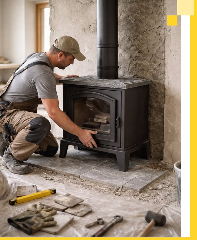 Профессиональный монтаж печей и каминов в Качканаре под ключ