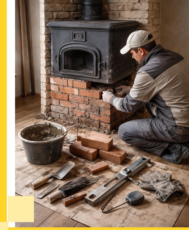 Ремонт печей в Качканаре от 12304 р., услуги печника ЭриданКчк