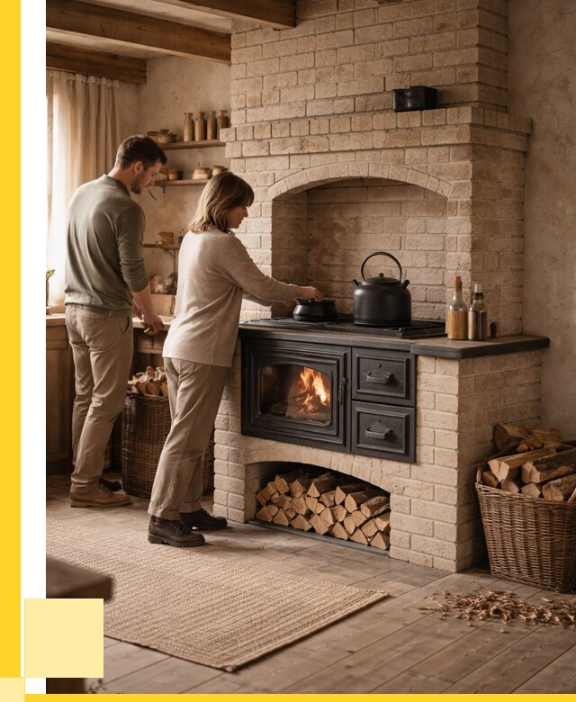 Печи с плитой в Качканаре от 46139 р. | ЭриданКчк — кирпичная печь