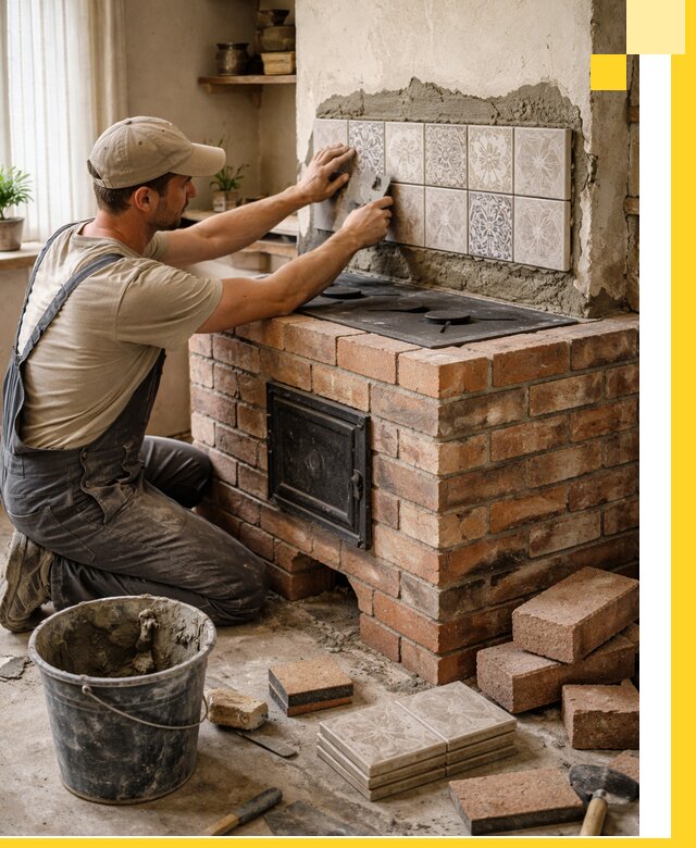 Печи с плитой на заказ монтаж гарантия и сервис в Качканаре