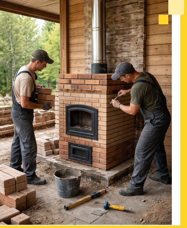 Производство и установка дачных печей под ключ в Качканаре