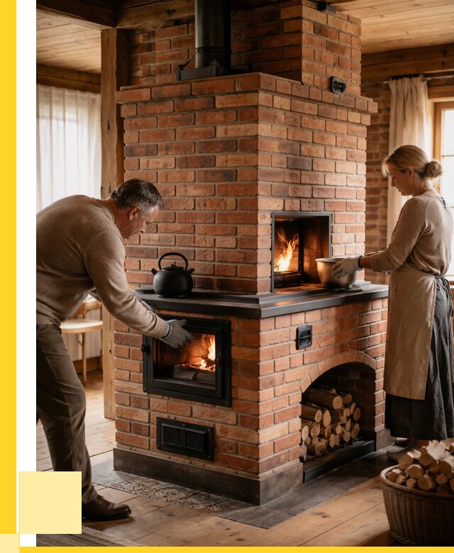 Печи для загородного дома под ключ в Качканаре от 82024 р. | ЭриданКчк