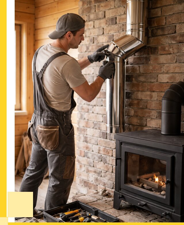 Монтаж дымоходов для печей в Качканаре от 7690 р. | ЭриданКчк
