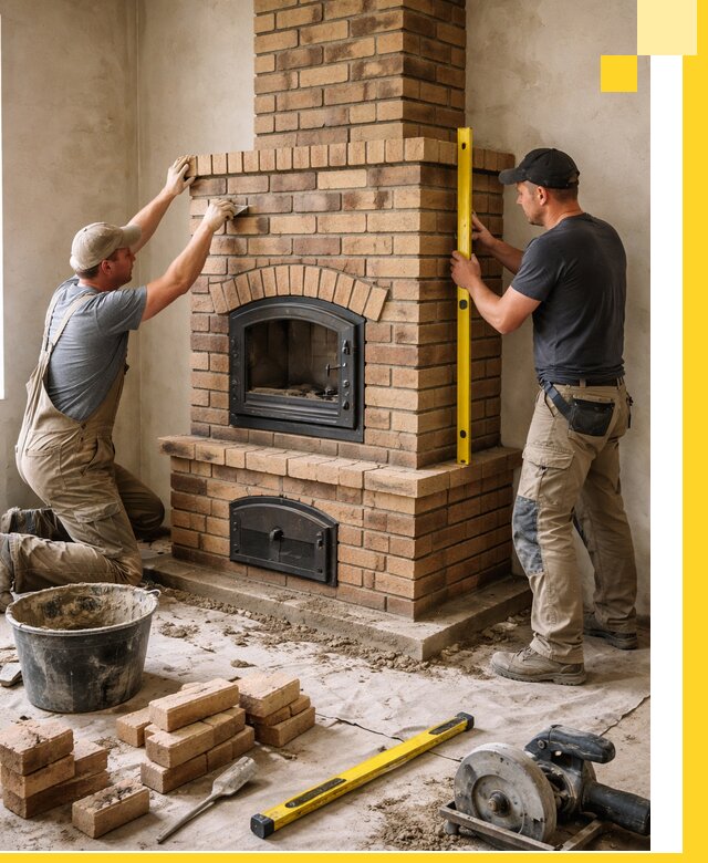 Продажа и установка печей и каминов для дома под ключ в Качканаре