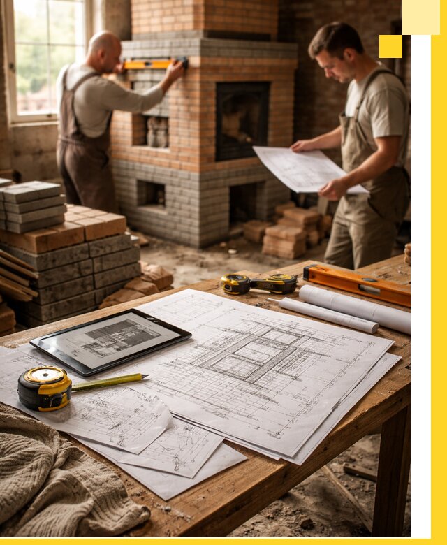 Проекты печей и каминов с индивидуальным дизайном в Качканаре