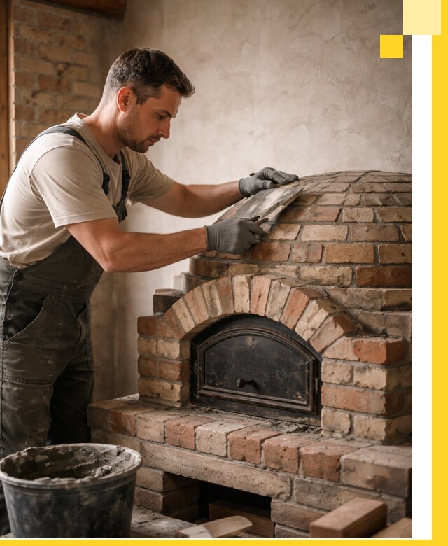 Изготовление и монтаж помпейских печей на заказ в Качканаре