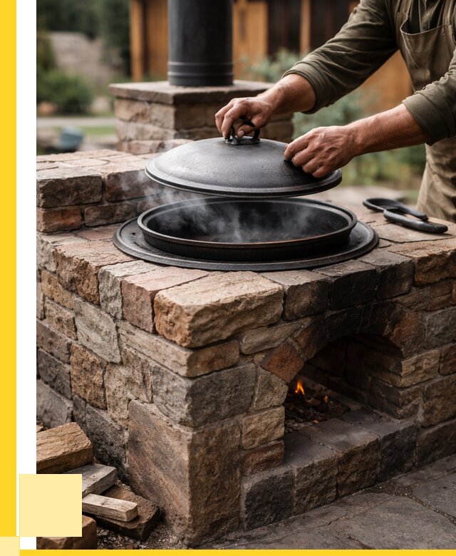 Печи для казана в Качканаре по цене от 18455 р. | ЭриданКчк