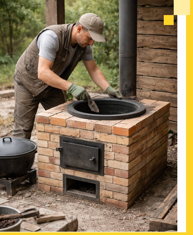 Изготовление и установка печей для казана в Качканаре под ключ