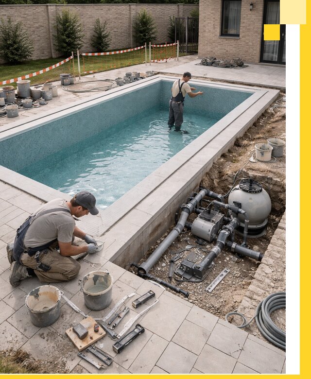 Строительство бассейнов под ключ в Качканаре: проекты и монтаж