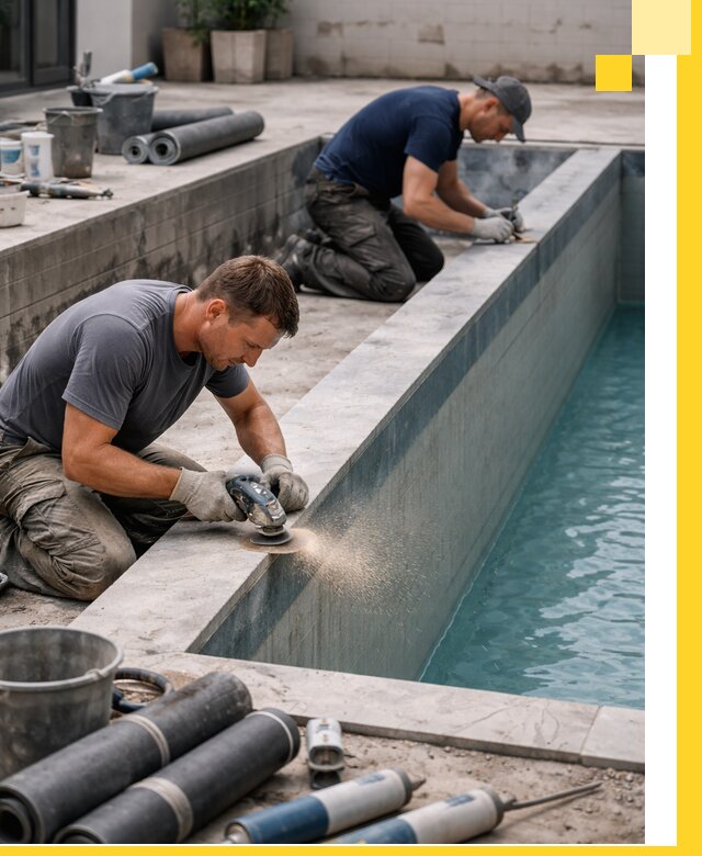 Профессиональный ремонт бассейнов под ключ в Качканаре