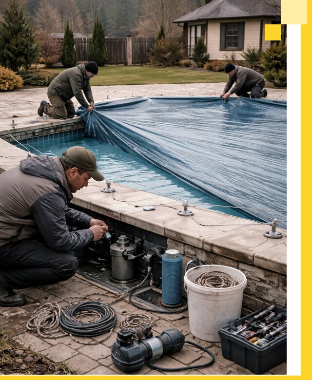 Консервация бассейнов в Качканаре: подготовка к длительному хранению