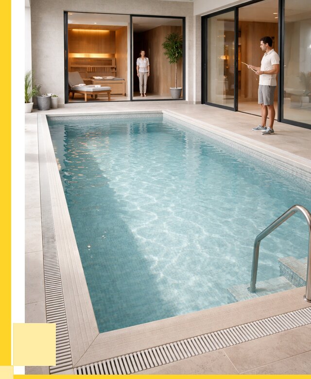 Отделка бассейна пленкой ПВХ в Качканаре от 3589 р. - ЭриданКчк