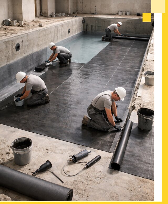 Профессиональная гидроизоляция бассейнов и чаш в Качканаре под ключ