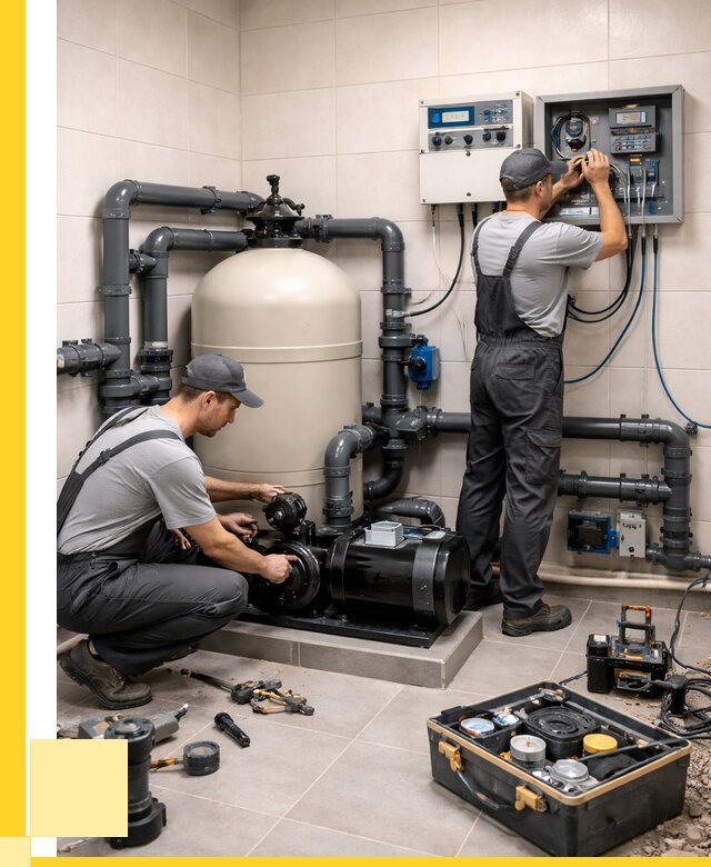 Монтаж оборудования для бассейнов в Качканаре от 41012 р. | ЭриданКчк