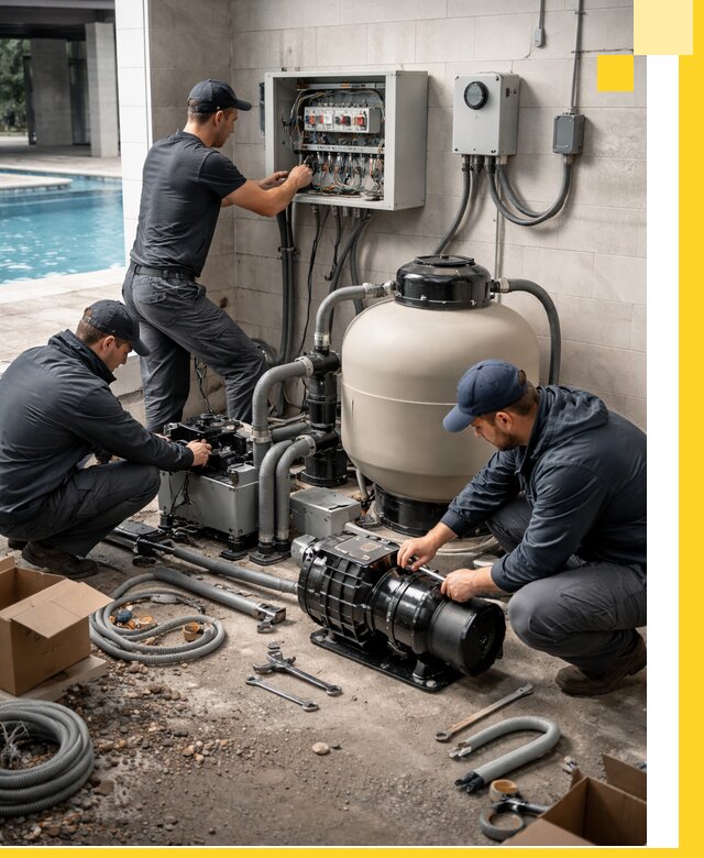 Профессиональный монтаж оборудования для бассейнов в Качканаре