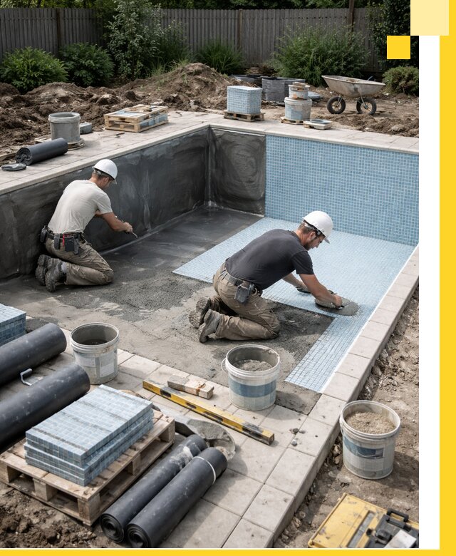 Проектирование и строительство стационарных бассейнов в Качканаре