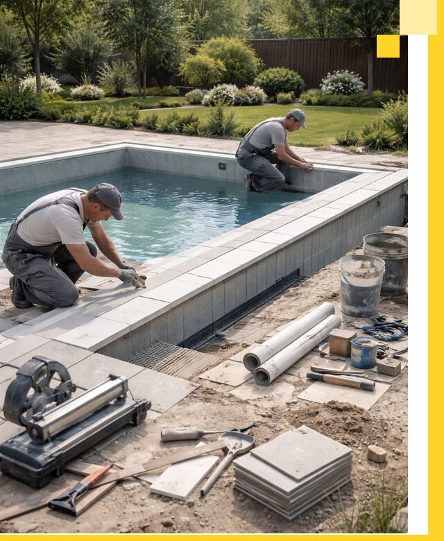 Строительство открытых бассейнов под ключ в Качканаре профессионально