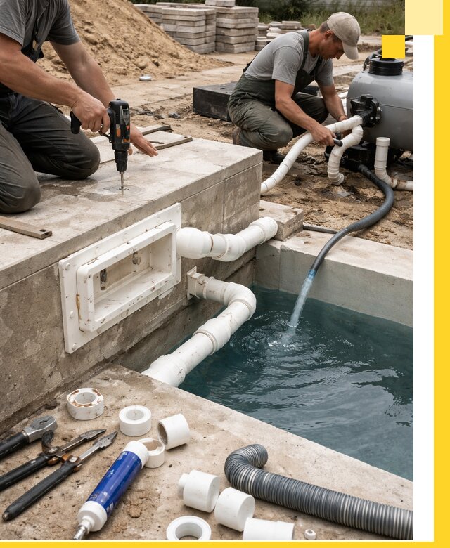 Строительство скиммерных бассейнов под ключ в Качканаре