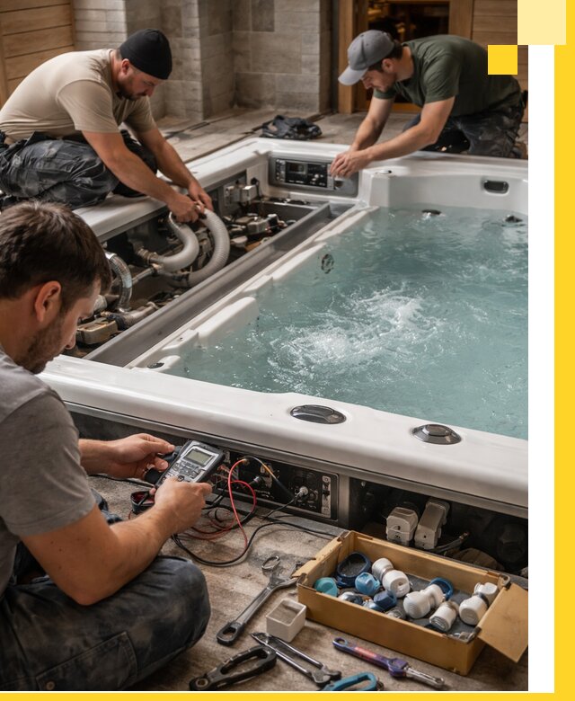 Гидромассажные бассейны под ключ в Качканаре, дизайн и монтаж