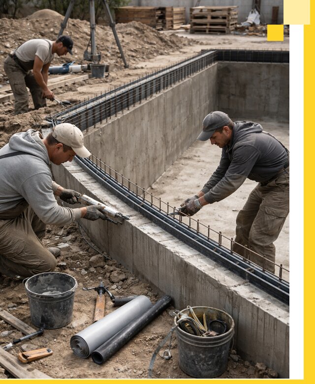 Качественный монтаж чаши бассейна в Качканаре под ключ с гарантией