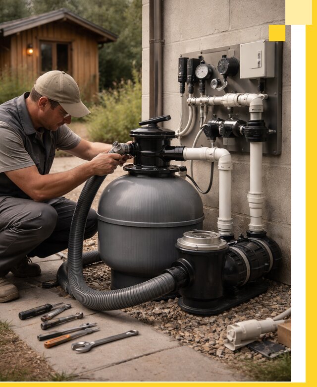 Продажа и монтаж фильтров и насосов для бассейнов в Качканаре