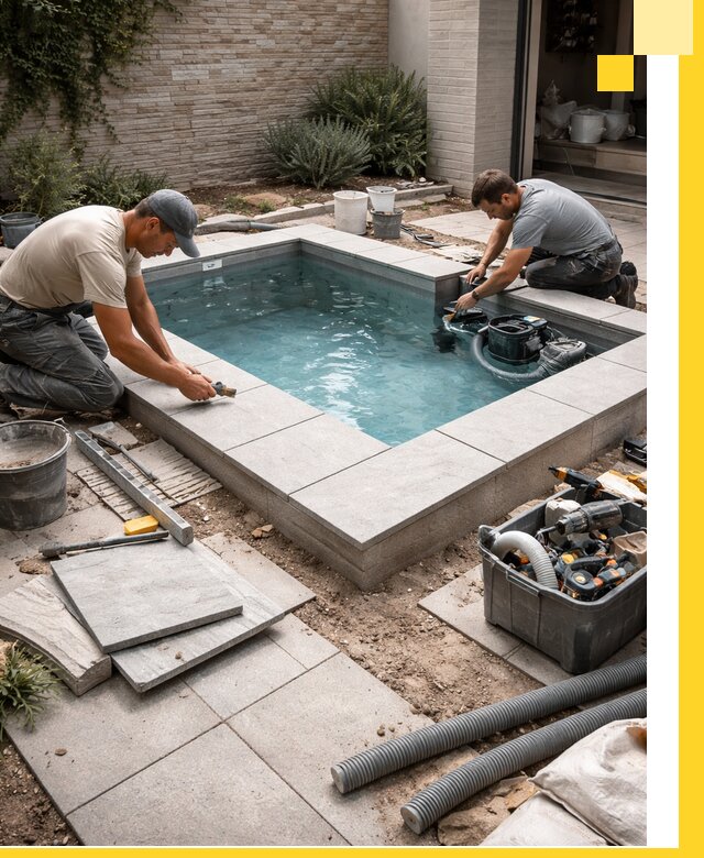 Мини бассейны под ключ в Качканаре, дизайн и установка