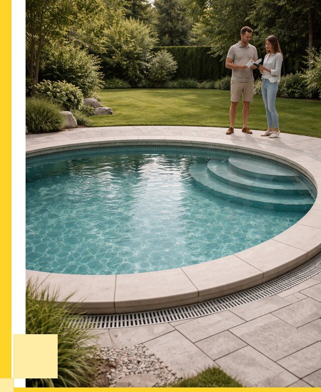 Круглые каркасные бассейны купить в Качканаре от 256325 р. | ЭриданКчк