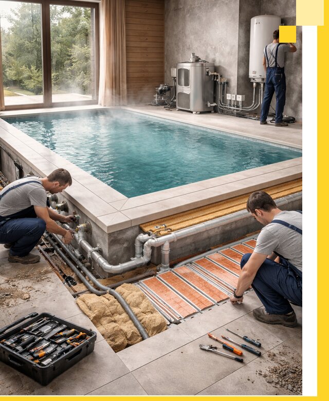 Проектирование и строительство тёплых бассейнов в Качканаре