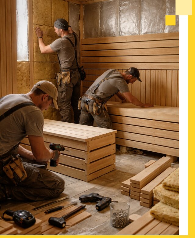 Профессиональное строительство саун под ключ в Качканаре