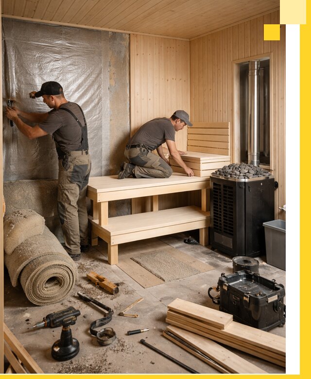 Проекты саун под ключ в Качканаре дизайн и строительство