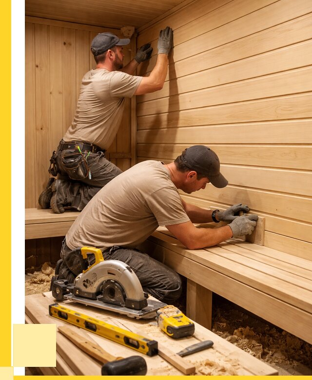 Обшивка саун вагонкой в Качканаре от 2563 р. | ЭриданКчк