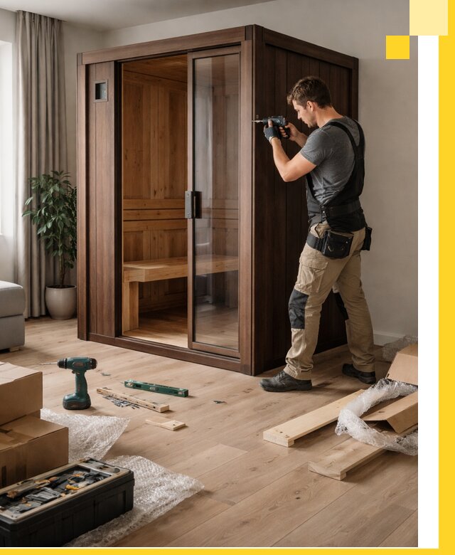 Установка и производство мини саун под ключ в Качканаре