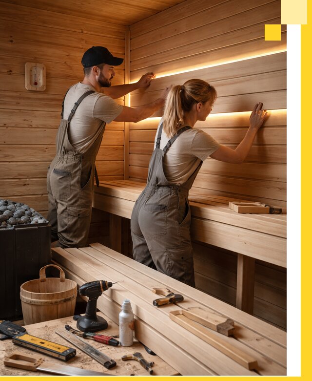 Дизайн саун и бань под ключ с индивидуальным проектом в Качканаре