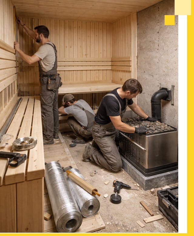 Индивидуальные сауны на заказ в Качканаре под ключ, проект и монтаж