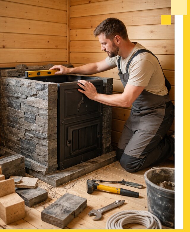 Производство и установка печей для саун под ключ в Качканаре