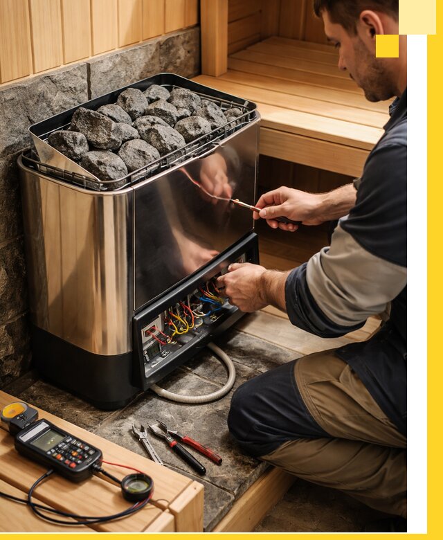 Продажа и установка электрокаменок для саун в Качканаре