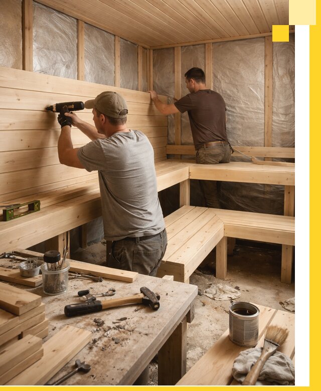 Профессиональная отделка бань и саун под ключ в Качканаре