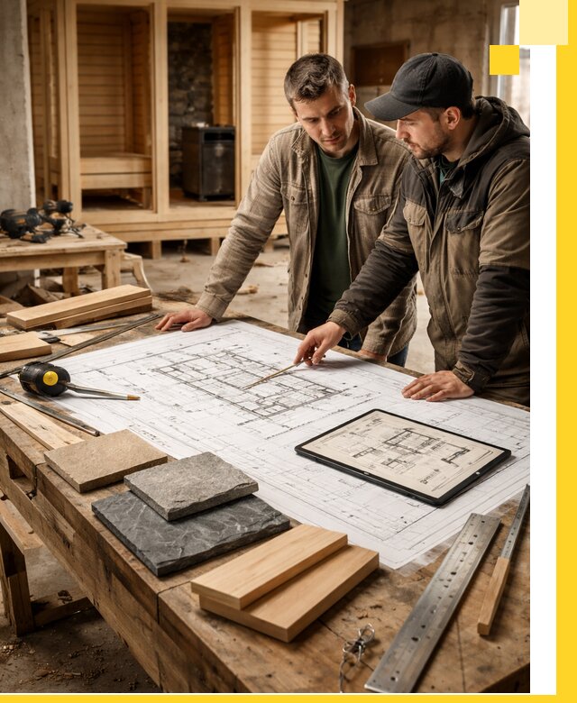 Проекты бань под ключ и планы строительства в Качканаре