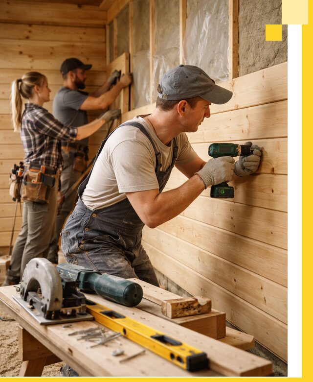 Обшивка бань под ключ в Качканаре: отделка стен и потолков