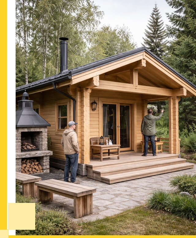 Деревянные бани под ключ в Качканаре от 461385 р. | ЭриданКчк