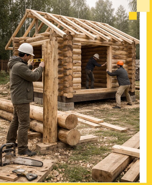 Строительство бань для дачи под ключ в Качканаре с доставкой и монтажом