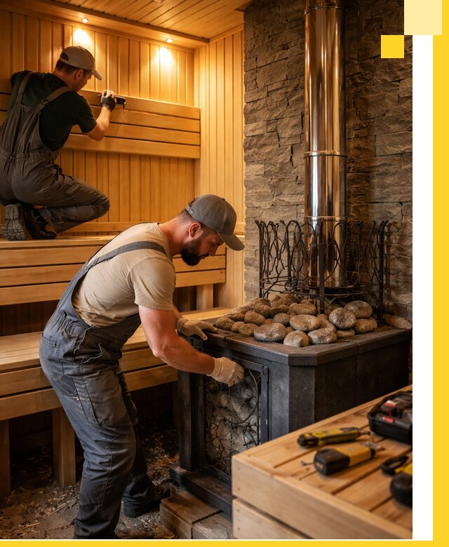 Комплексный дизайн бань, саун и зон отдыха в Качканаре